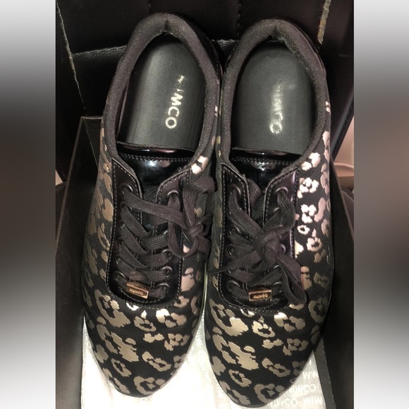MIMCO SHOES 🖤BLACK GOLD REBEL SNEAKERS WOMENS SIZE  9 ,EU 40 🖤 RRP $179.00 - Picture 13 of 15